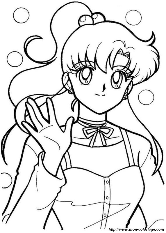 picture sailor moon say hello