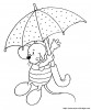 mouse and umbrella