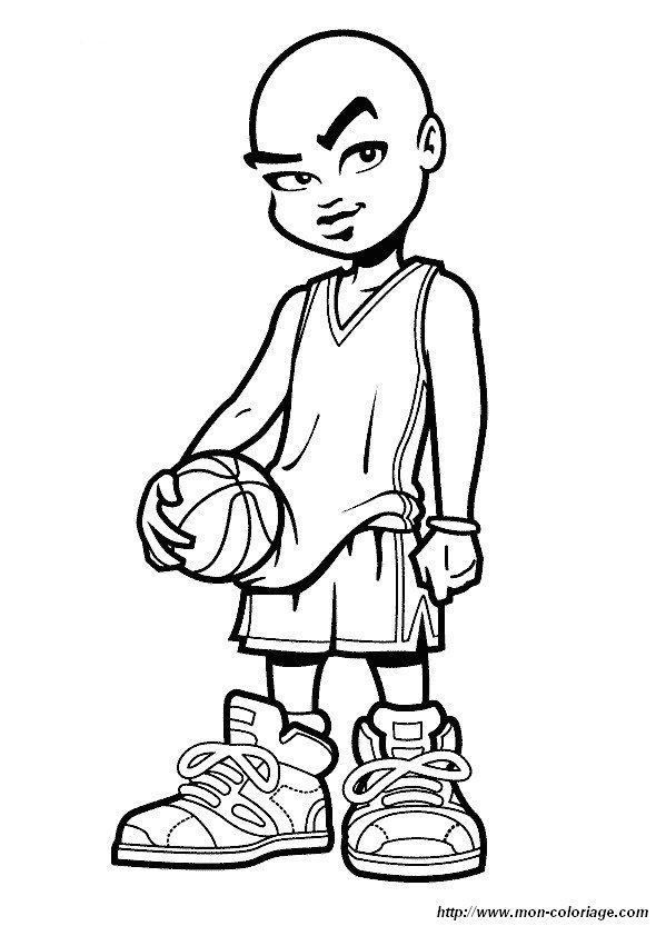 picture basketball coloring page 03
