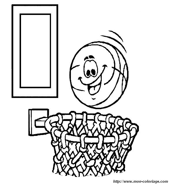 picture basketball coloring page 05