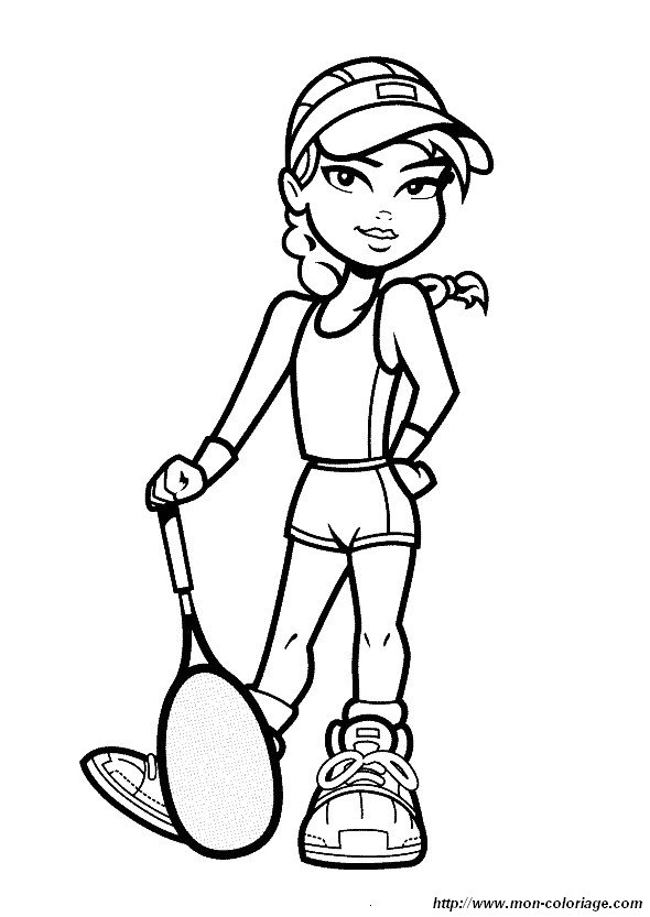 picture tennis coloring page 06