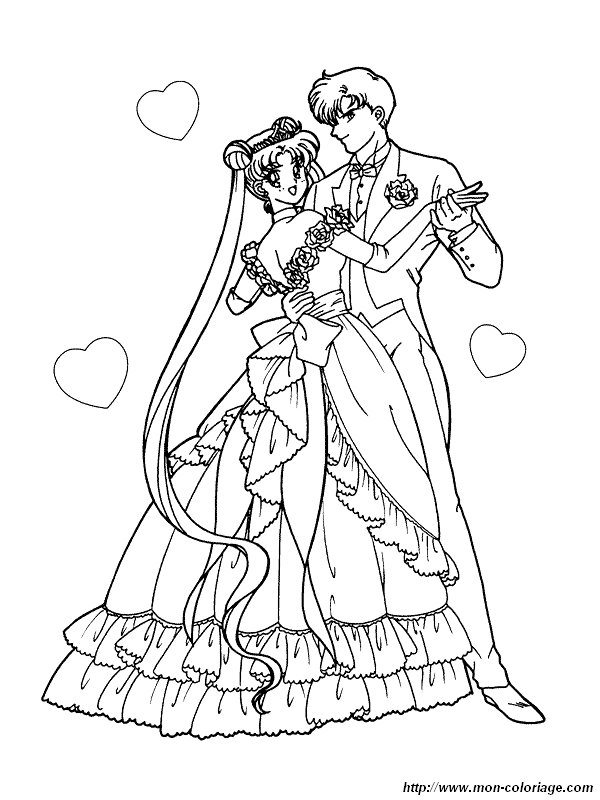 picture sailor moon wedding